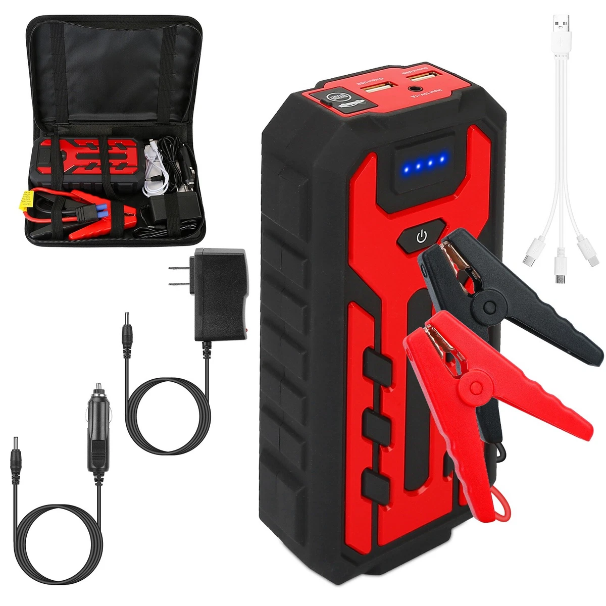 28000mAh Car Jump Starter Booster Box Battery Charger Pack