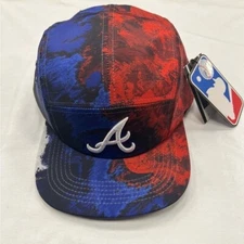 Pro Standard Special Edition Licensed Atlanta Braves Red and Blue Cap
