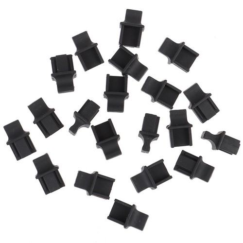 20pieces RJ45 Network Port Protective Rubber Cover Network Connector End Cap - Zdjęcie 9 z 12