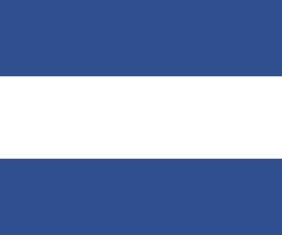 Signalflagge J = Juliet 24 x 20 cm Fahne Flagge Premiumqualität