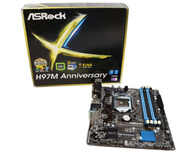 ASRock LGA 1150 Intel H97 HDMI USB 3.0mATX Intel Motherboard (H97M Anniversary)