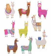 Llama Scrapbook Craft Card Scrapbooking Stickers