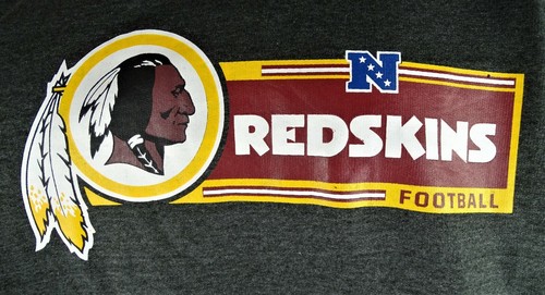 Washington Redskins NFL Men's Big and Tall Charcoal Pullover Hoodie - Picture 2 of 5