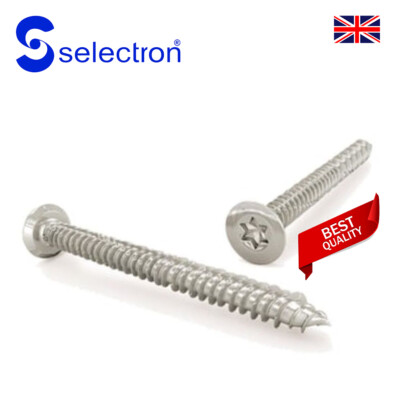 Concrete Screws Frame Fixing Window Door Masonry Countersunk SELECTRON ...