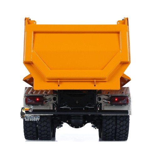 LESU 8x8 Idraulico RC Dumper Truck 1/14 RTR Metallo Radiocomando Rimorchio ribaltabile Modello Auto - Foto 13 di 24