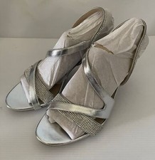 NIB Lifestride Women  s Sz9 Mia Glitz Strappy Heeled Dress Sandals