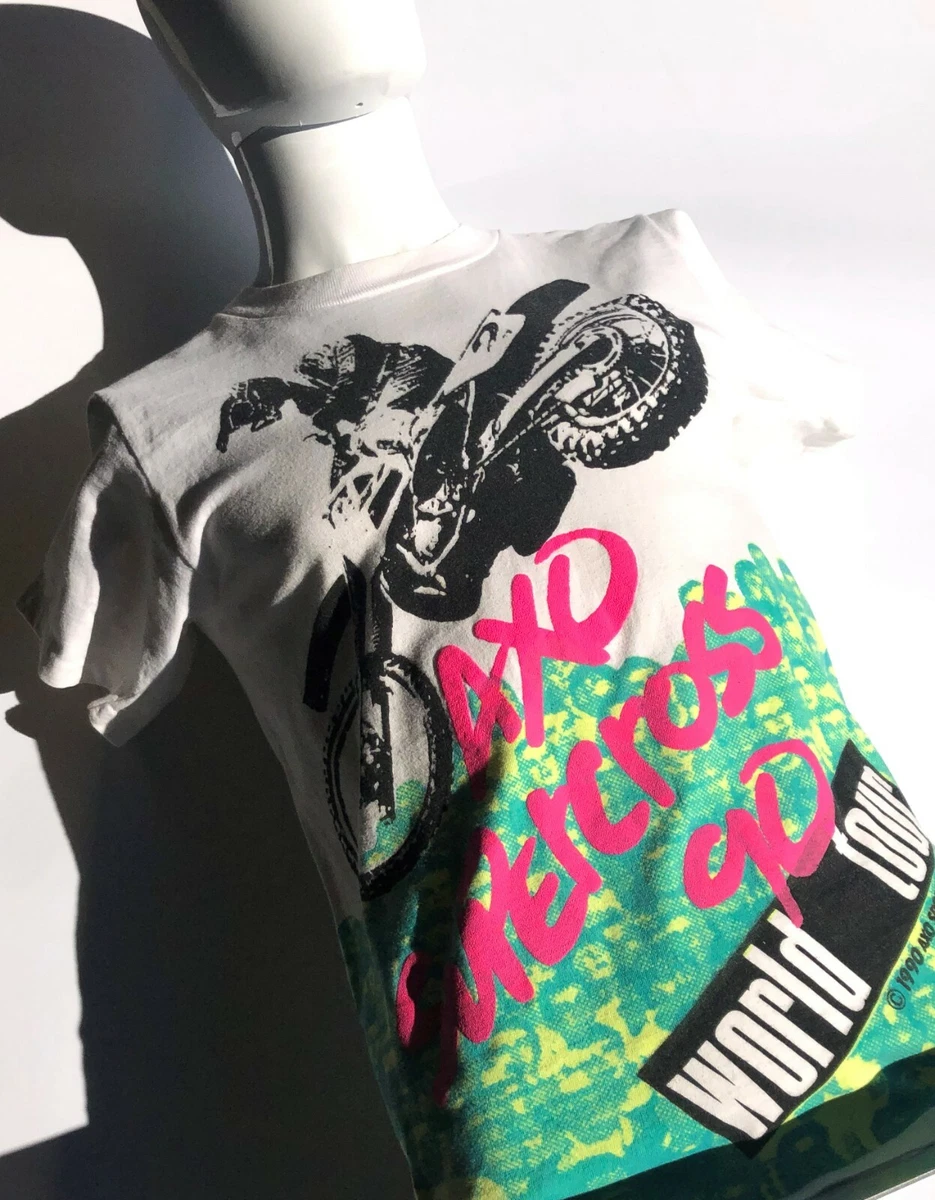 Vintage AXO Supercross 90s T-shirt Racing Motocross T-shirt Dirt Bike MX Moto