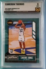 Cameron Thomas 2021-22 Chronicles DP Playbook 332 Golden Grading (GG) 9 Mint