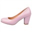 thumbnail 12 - Womens High Heels Formal Office OL Pumps Round Toe Mary Janes Work Shoes Slip On