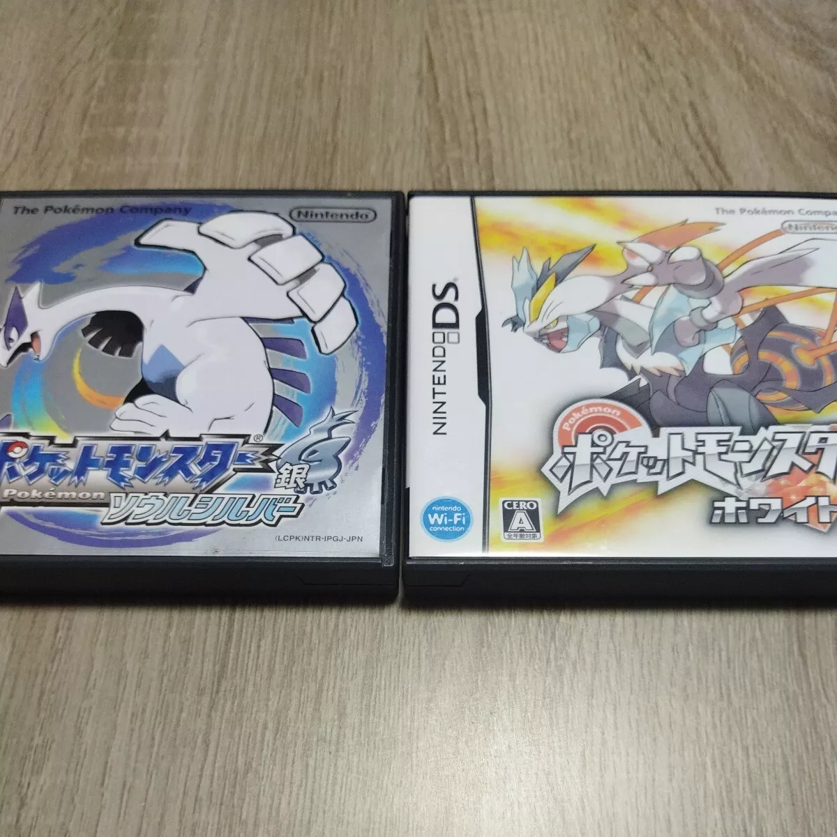 Nintendo DS Pokemon White 2 & Black 2 set Japanese Ver. Pocket Monster USED