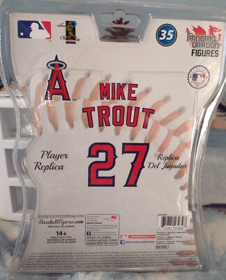 ANGELS MIKE TROUT 非売品 フィギュア Import Dragon Figures #35 Mike Trout 27 L.A. Angeles Anaheim