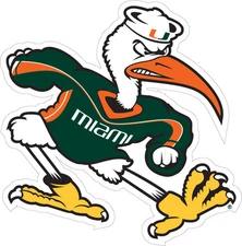 UNIVERSITY OF MIAMI Hurricanes Large Sebastian MAGNET
