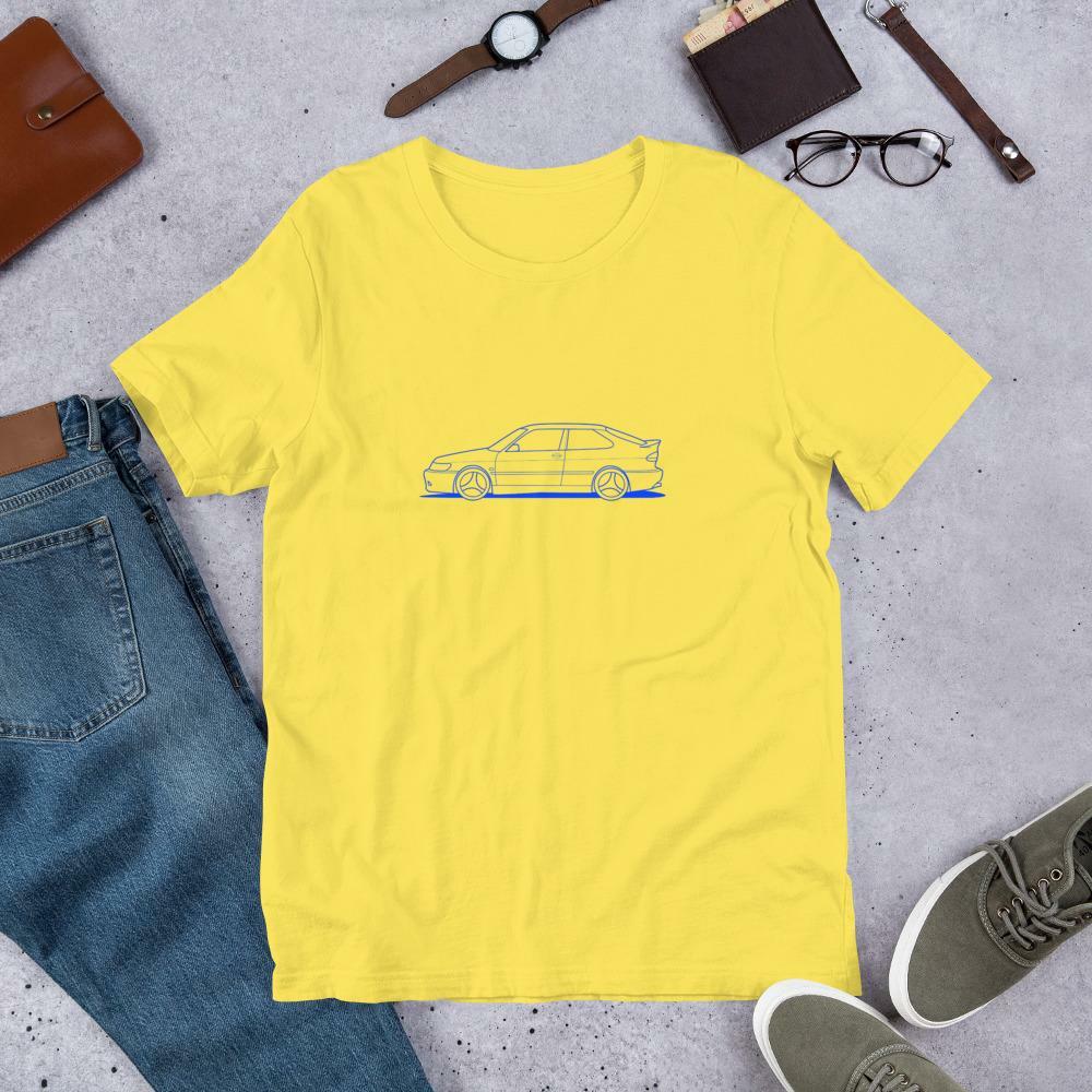 Saab 9-3 Viggen Short Sleeve T-Shirt – Black Unisex Adult – Rare Dealer New With Tags