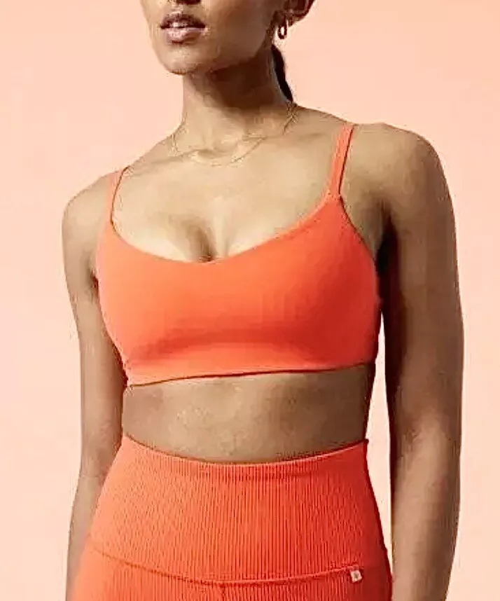 Athleta Alicia Keys Elation Sports Bra D-DD Orange Womens Size 3x New