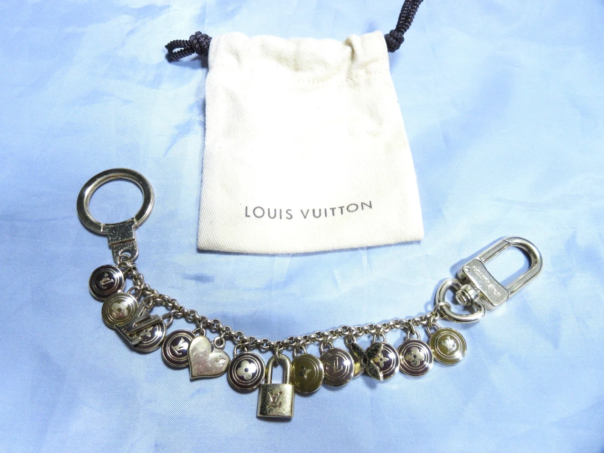 LOUIS VUITTON Pastilles Bag Charm Key Chain Key Ring Brown Japan [Used]