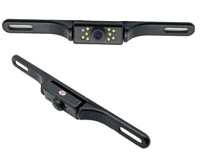 Car Backup Camera License Plate Camera with 7 LED Lights Rear Camera HD Night...