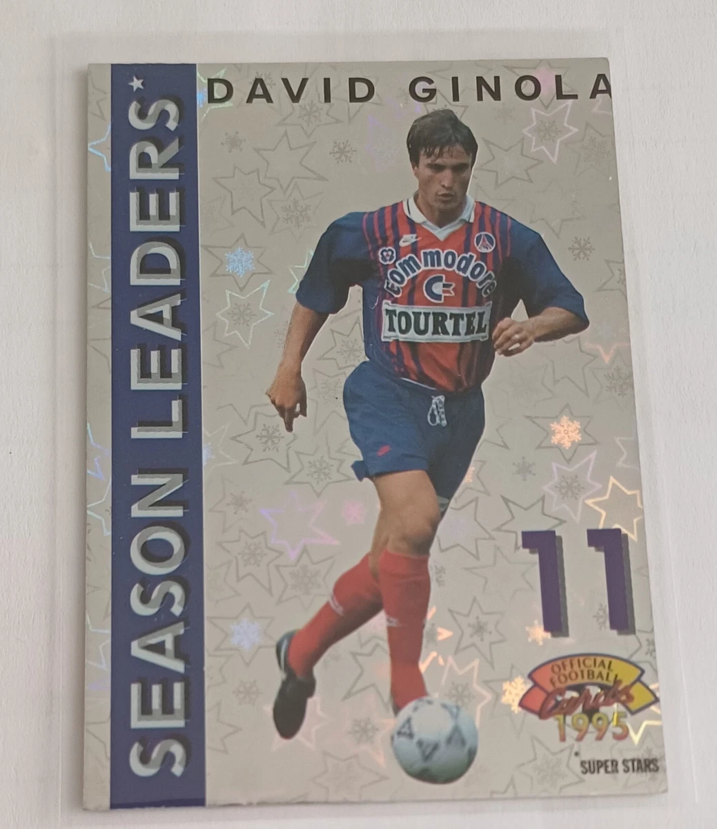 Carte Panini David Ginola PSG UNFP 1994-1995 #151 - Très Bon état