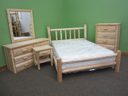 Log Dresser~5 Drawer~Solid White Cedar | Unfinished | Dovetail | Handmade in USA - Picture 4 of 5