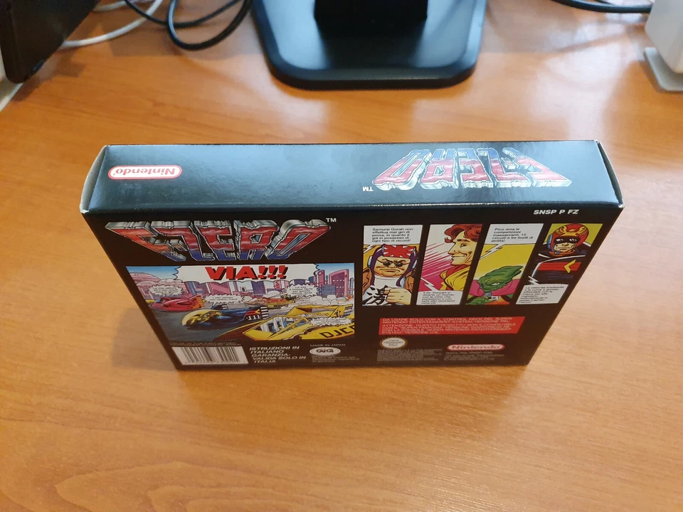 Super Nintendo SNES F-ZERO - PAL - RARE ITALIAN VERSION - NEW - Image 3 of 4