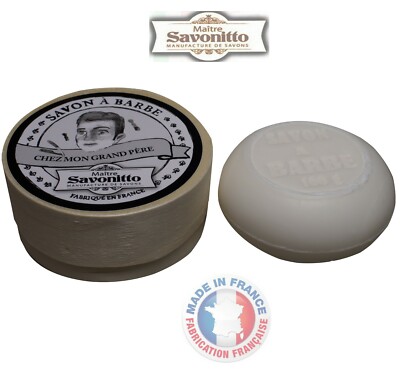 Maître Savonitto Chez Mon Grand Père Savon à Barbe Shaving Soap France 100g