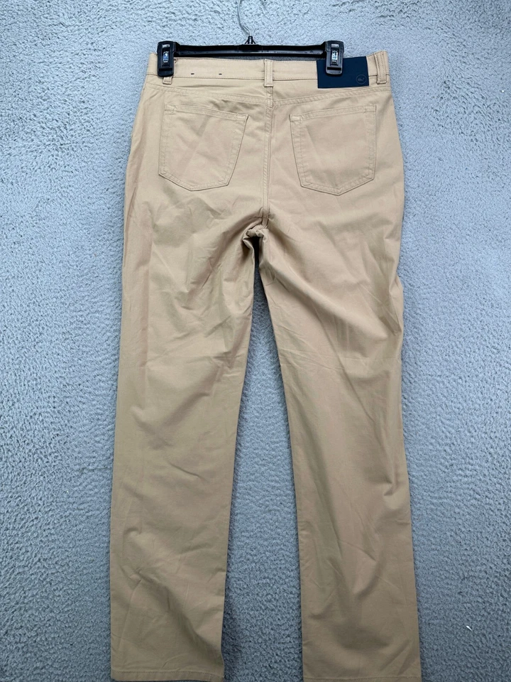 Vineyard Vines Pants Womens 18 OTG Tan Golf On The Go 5 Pocket Lightweight NEW - Image 3 of 4