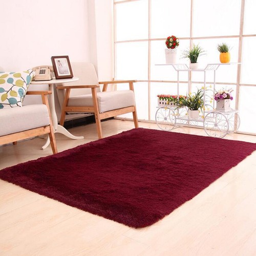 Fluffy Rugs Anti-Skid Shaggy Area Rug Dining Room Carpet Floor Mat Home Bedroo ┊ - Picture 8 of 31
