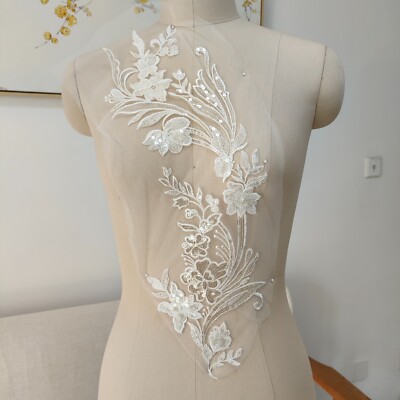 Blumenmuster Hochzeit Kleid Röcke Handarbeiten Mädchen Kostüm Heim Projekt 1Pair