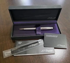 S.T. DUPONT Pen 5DLDP24 Complete with Box, Papers & NEW Spare Cartridge 0,7MM