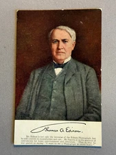 Thomas Alva Edison Inventor, National Phonograph Company, ca 1910