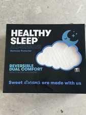 Healthy Sleep Reversible Dual Comfort Mattress Protector Queen