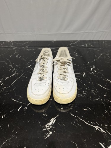 Nike Air Force 1 ‘07 Triple White Men’s 9.5 Low Athletic Tennis Shoes Sneakers