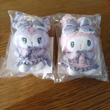 Sanrio My Melody Kuromi Plush Keychain Set Hotel Collaboration Limited Edition