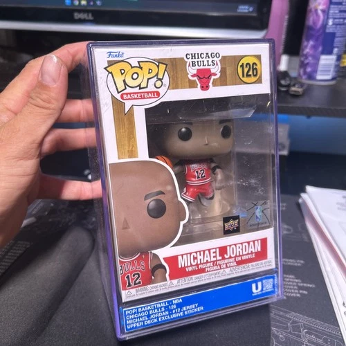 FUNKO POP! #126 MICHAEL JORDAN #12 RED JERSEY UPPER DECK EXCLUSIVE SEALED