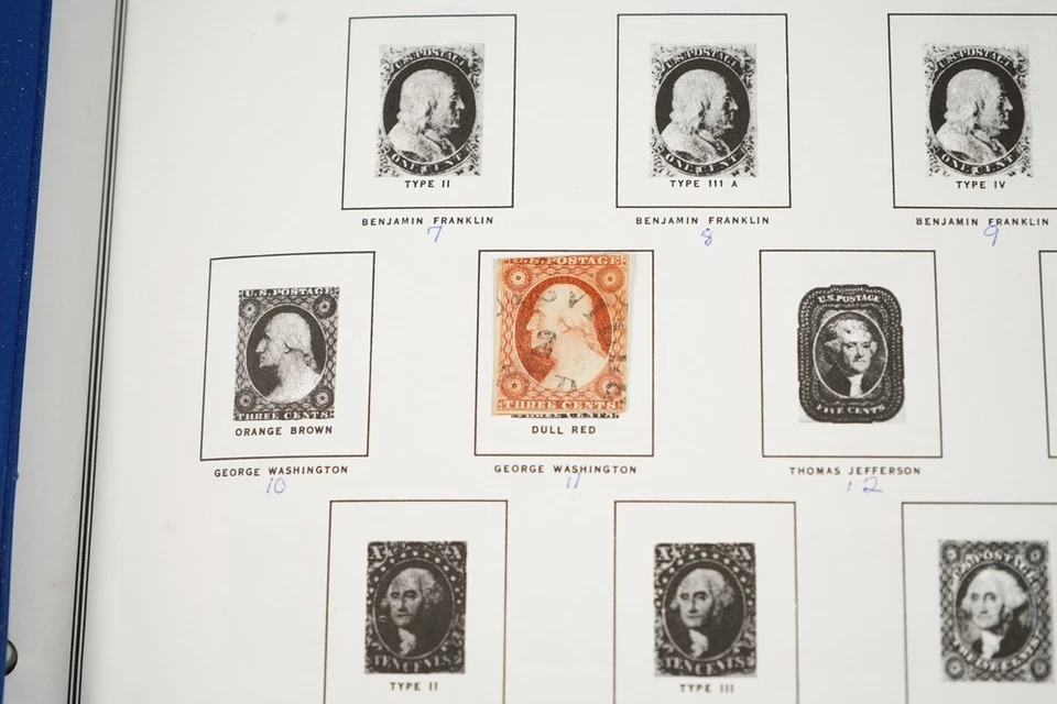 COLECCIÓN DE 2.350+ SELLOS DE EE. UU. AÑOS 1850-1990 COMO NUEVOS Y USADOS ALMACENADOS EN ÁLBUM HARRIS Foto 2 de 4