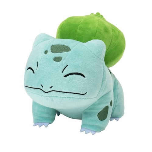 Pokémon sleeping Bulbasaur plush toy 8-inch.