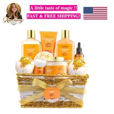 Gifts for Women Gift Basket for Women - 10 Pc Almond Milk & Honey Beauty & Pe...