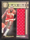 2011-12 Panini Gold Standard Black Gold Threads Moses Malone Jersey /25 #BG-76