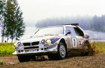 Mikael Ericcsson Claes Bilstam Lancia Delta S4 Rally Finland Sept- 1986 Photo