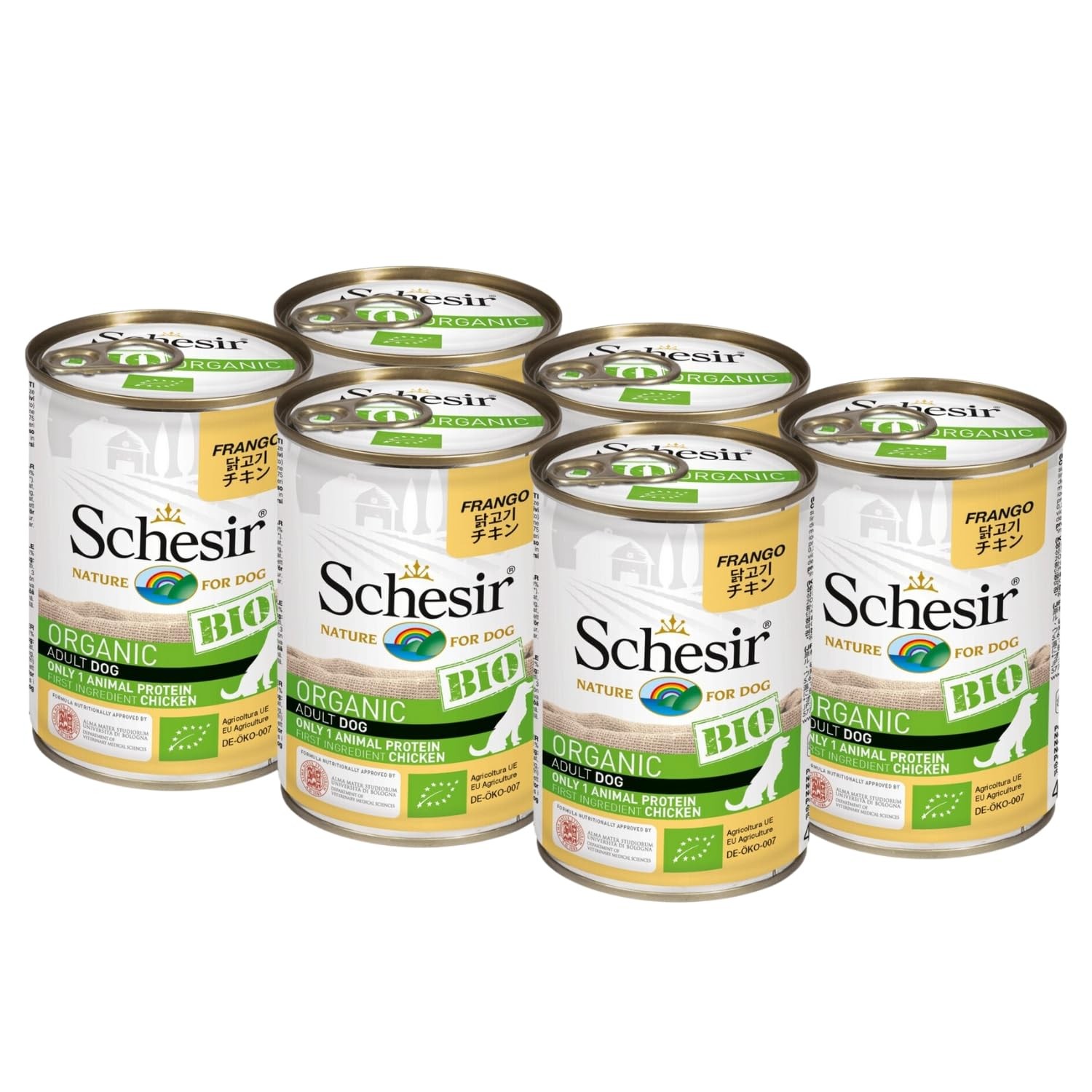 Schesir BIO Cane Adulto Paté di Pollo 400g - Cibo Umido Naturale