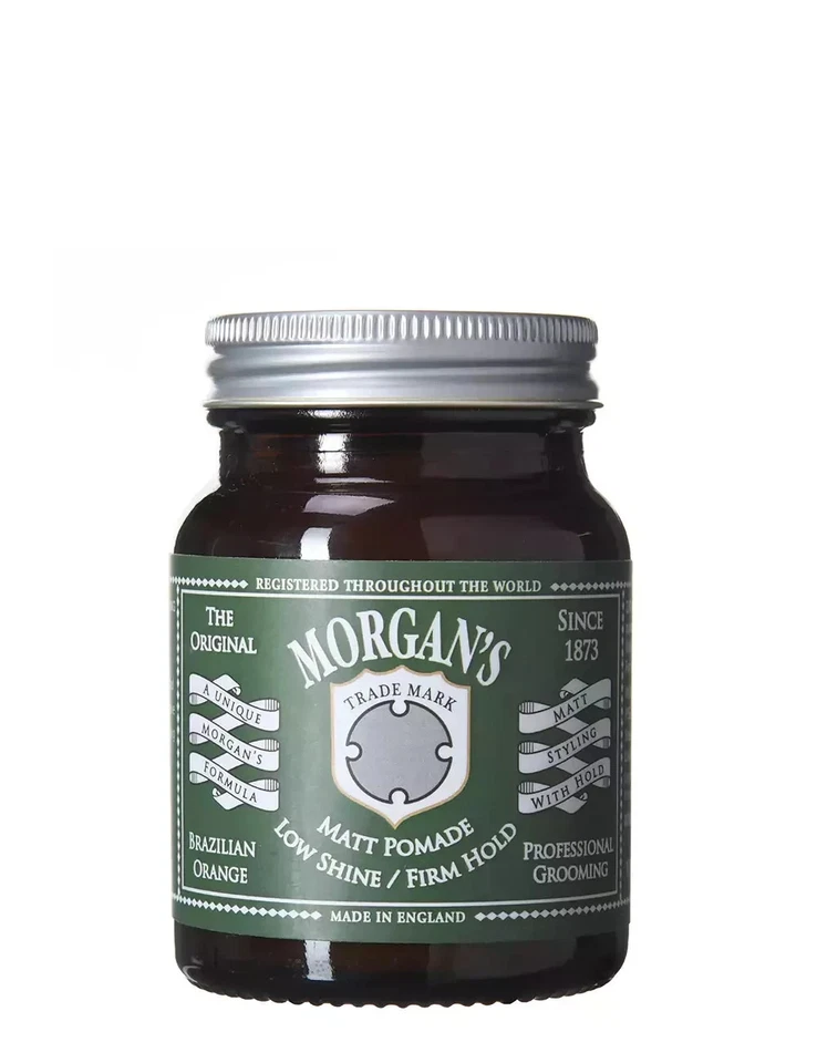 Morgans Matt Pomade Low Shine Firm Hold Mens Hair Style Styling 100ml_MBT