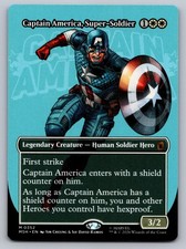 Captain America, Super-Soldier [Borderless Foil] #352 Prices