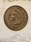1872 Indian Head Cent ~ Rare KEY Date ~ VG Condition ~ Very LOW Mintage!