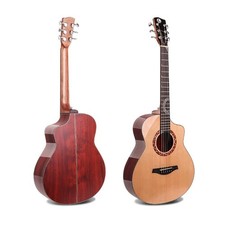 36-inch All-Solid Acoustic Guitar withSolid Spruce Top and Solid Rosewood Back.