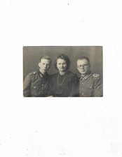 Fotoansichtskarte 2. Weltkrieg Schwerin ( Soldaten in Uniform )