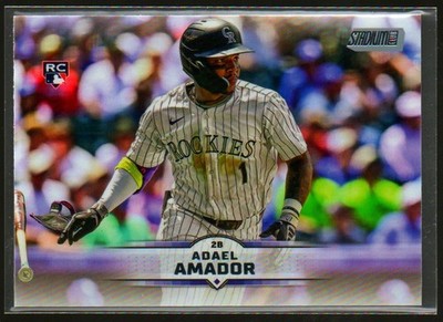 2025 Topps Stadium Club  # 41 Adael Amador Colorado Rockies RC