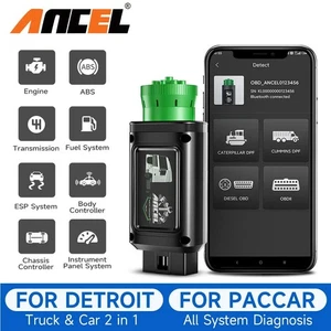 OBD Outil de diagnostic Diesel de scanner de camion lourd DPF Regen pour Detroit/Paccar