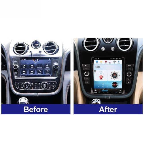 9.7" Android Car Stereo Radio GPS Navigation AHD For Bentley Bentayga 2016-2019 - Foto 4 di 18
