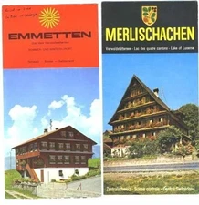 Emmetten & Merlischachen Brochures Lake Lucerne Switzerland