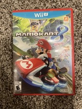 Original Nintendo Wii U Box Replacement Case Manual for Mario Kart 8 Red NO GAME