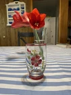 Petalware Mountain Flowers Clear Tumbler By MacEvans Depression Glass